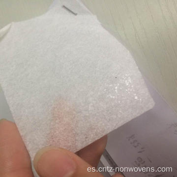 Tela interlinizada fusible no tejida para toallitas húmedas